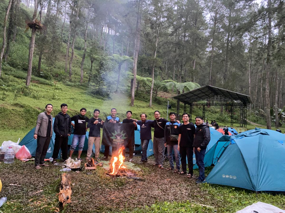 Motor Camping BikersMu Tulungagung Pererat Soliditas Pengurus Baru